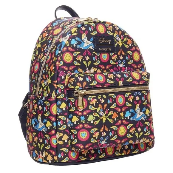 Loungefly Alice in Wonderland Retro Mini-Backpack EE Exclusive - Picture 5 of 7